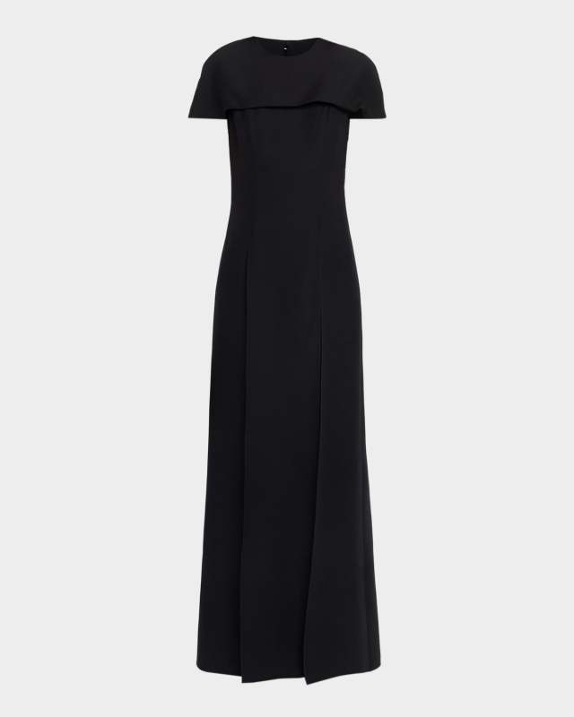 Estelle Cap-Sleeve Slits Long Top